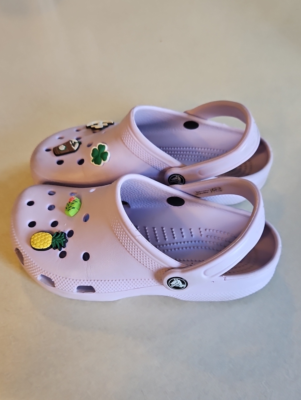 Purple Crocs